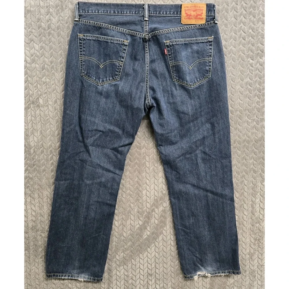 Levi's 559 Relaxed Straight 36x30 Blue Jeans Medium Wash‎ Casual Modern Denim